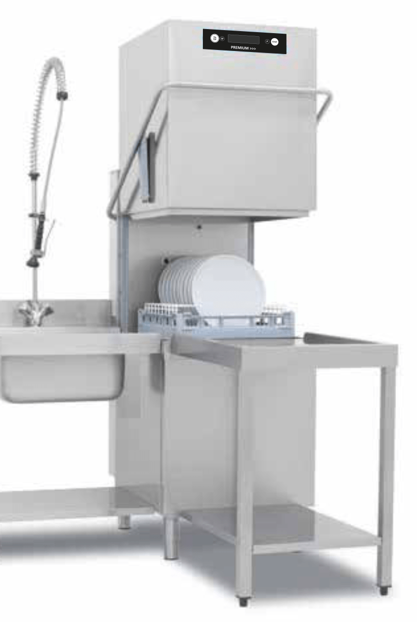 Hætteopvasker model Premium, TOPKVALITET, 50×50 bakker