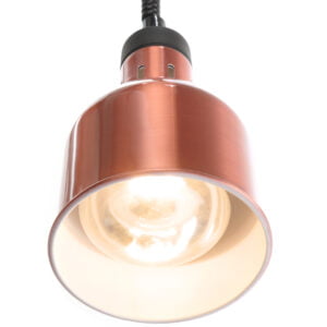 Varme lampe kobber