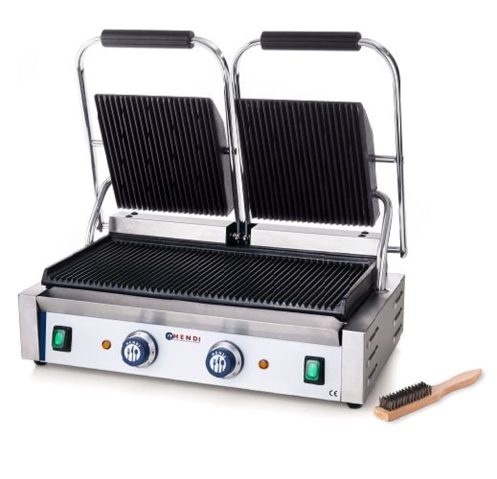 Kontaktgrill / Klemgrill, double – Hendi