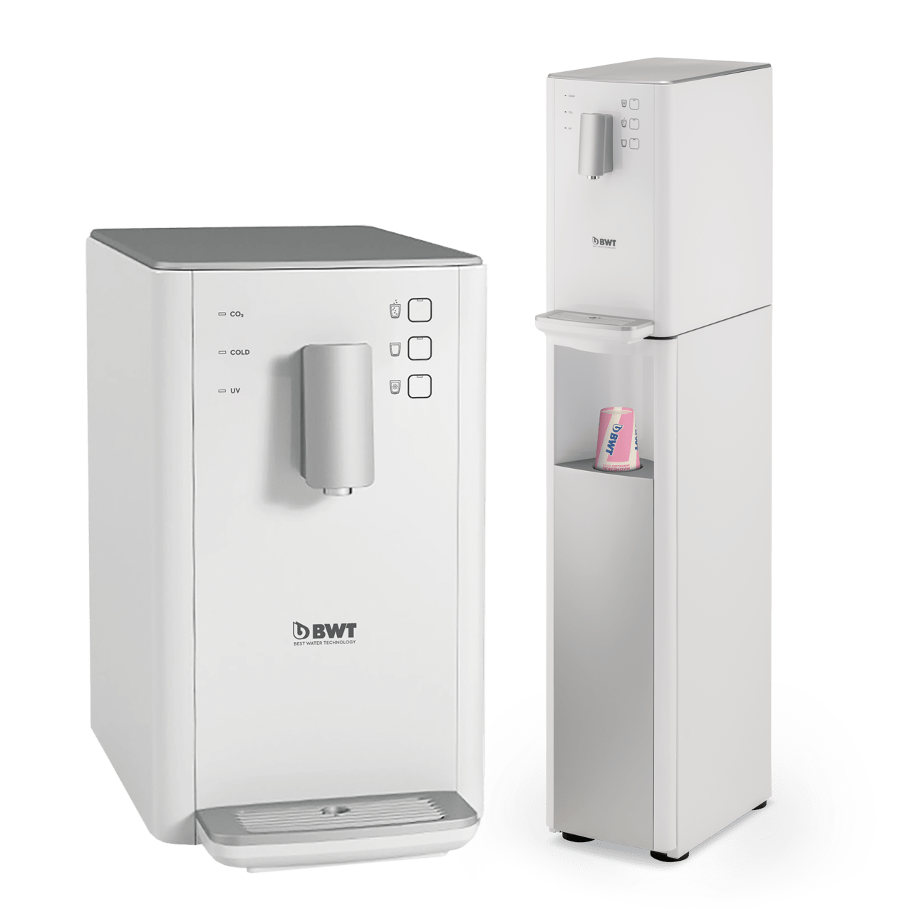 AQA drink Pro 20 Hvid plast kabinet – nem at rengøre